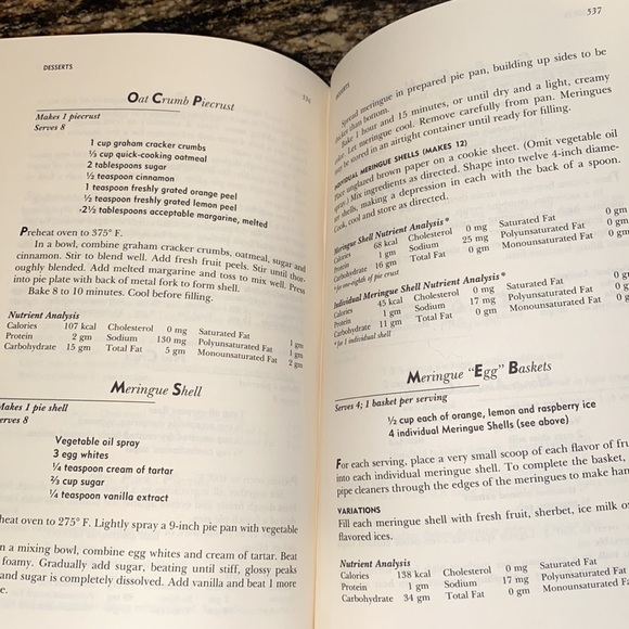 Hardcover Cookbook, American Heart Association 5th Edition - Picture 10 of 10